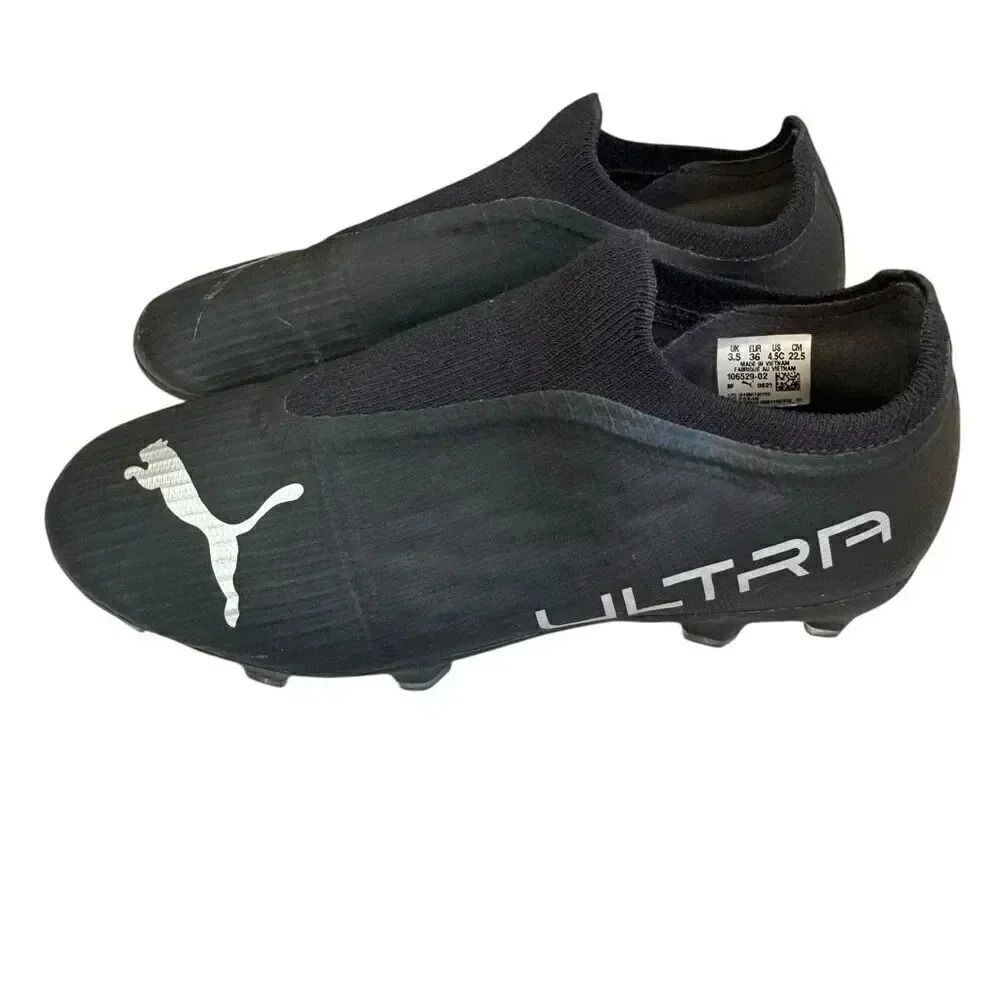 PUMA Kids Boys Ultra 3.3 Artificial Ground Soccer Cleats - Black SZ 4.5